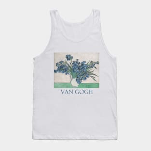 Irises in a Pitcher by Vincent van Gogh Tank Top